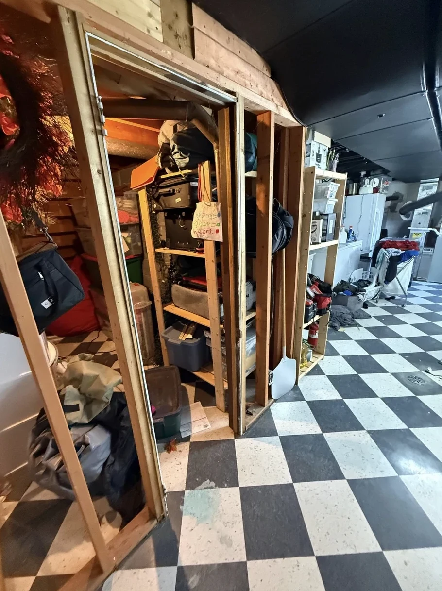 Before — storage framing