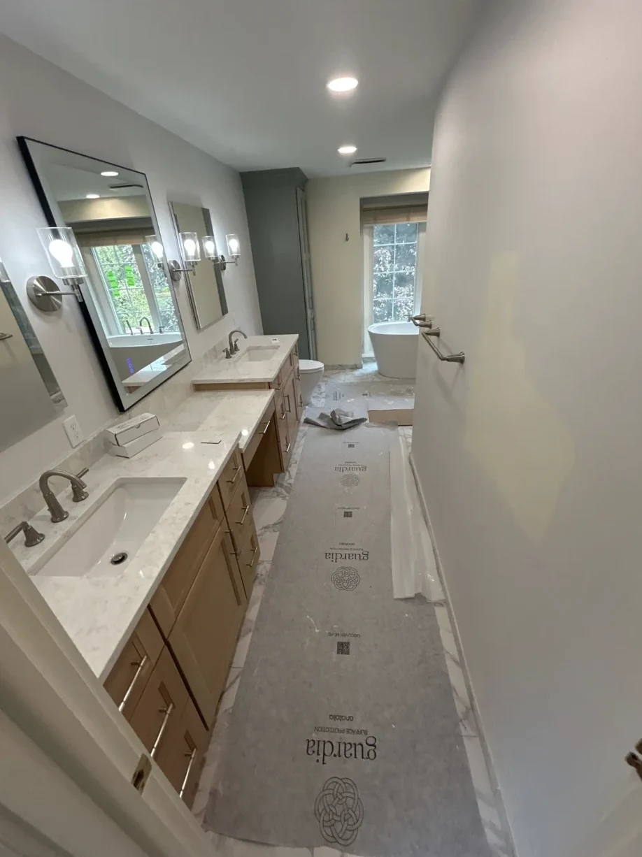 Bathroom Remodel after