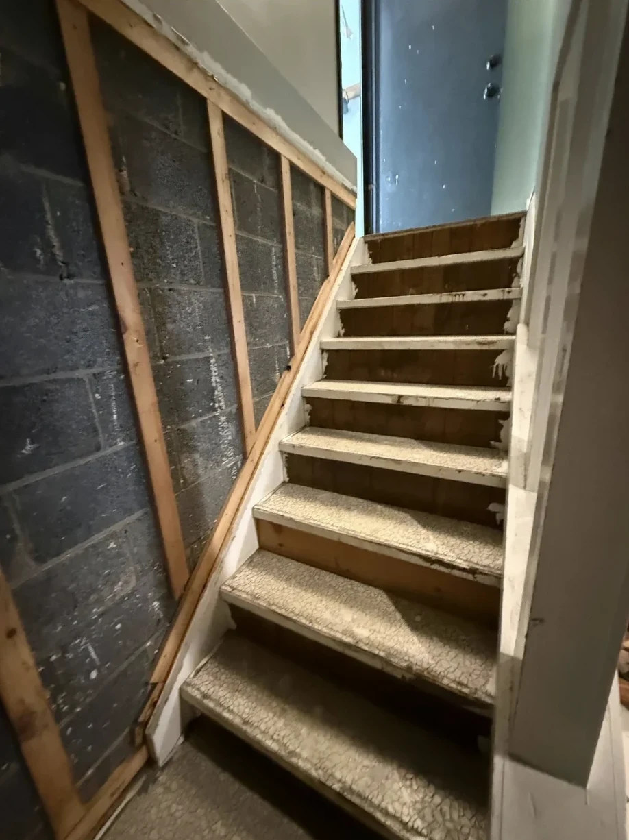 Staircase Rebuild before